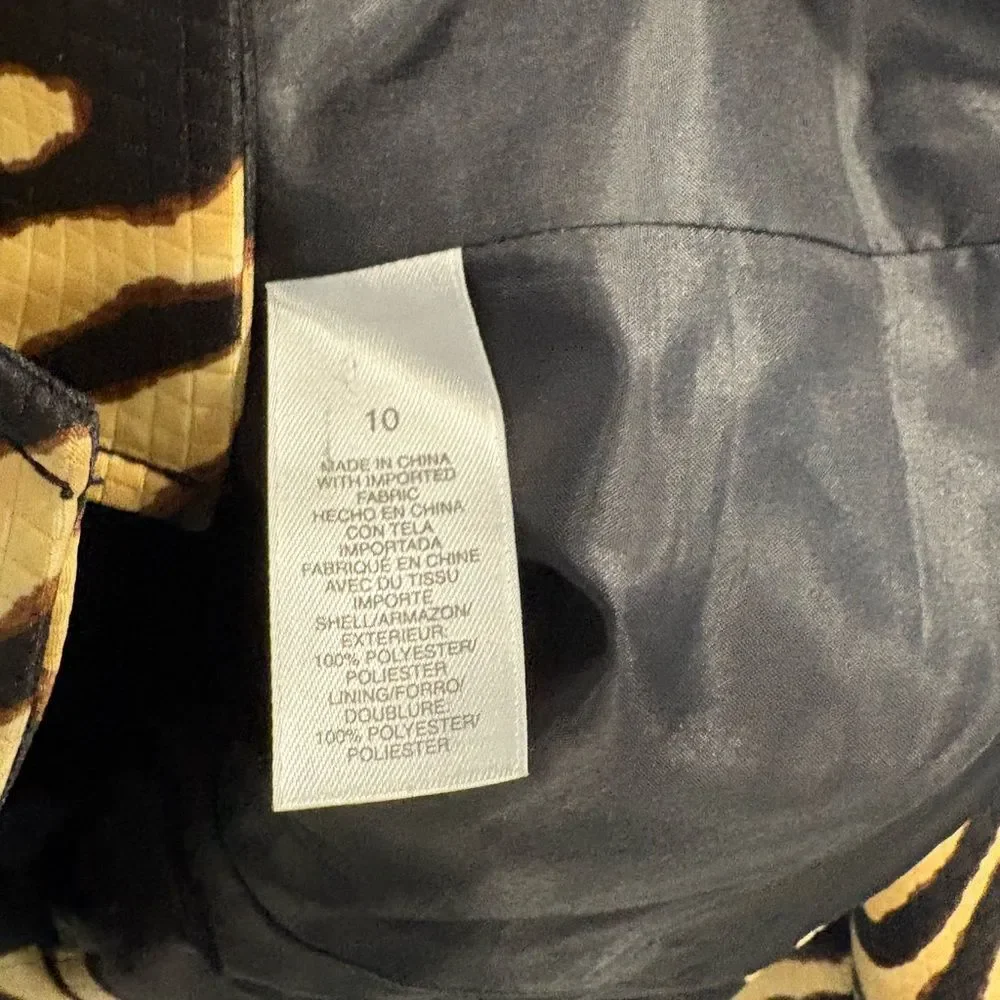 Liz Claiborne Zebra Pattern Blazer - Picture 11 of 14